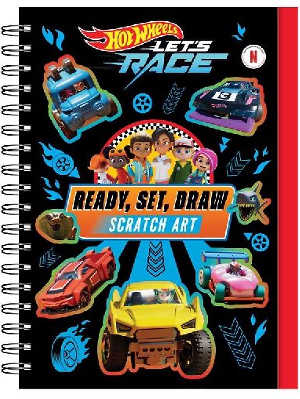 Hot Wheels Let's Race: Ready, Set, Draw - Scratch Art