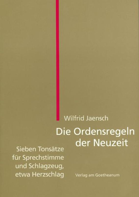 Die Ordensregeln der Neuzeit