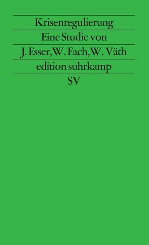 Krisenregulierung