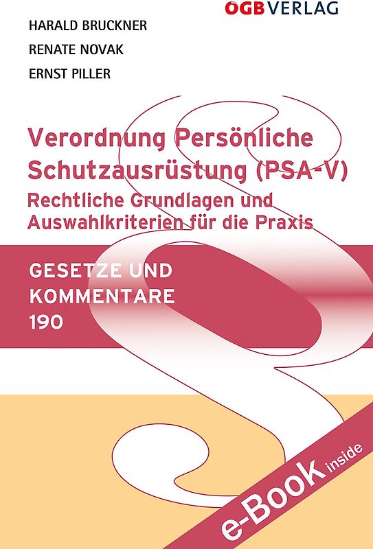 Verordnung Persönliche Schutzausrüstung (PSA-V)