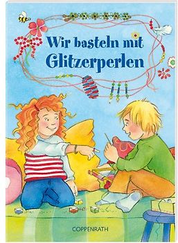 Wir basteln mit Glitzerperlen