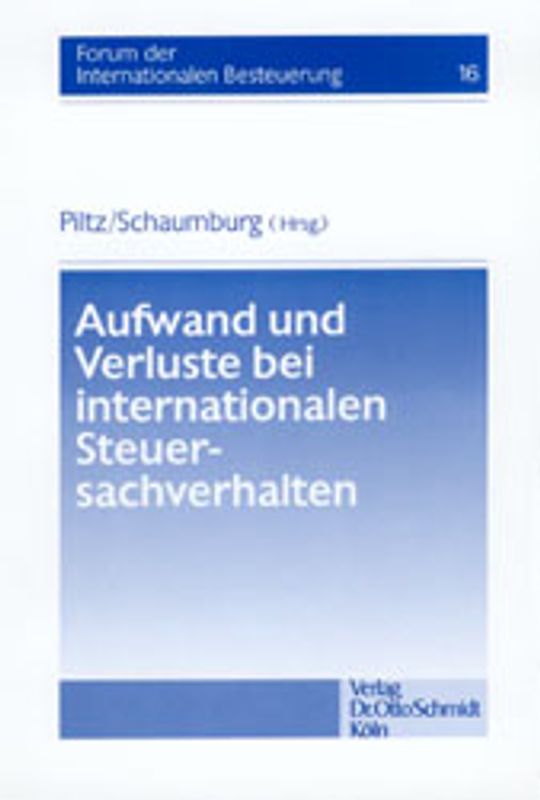 Aufwand und Verluste bei internationalen Steuersachverhalten