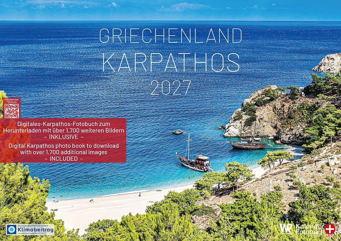 Kalender Griechenland | Karpathos 2027 A2 querformat