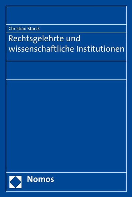 Rechtsgelehrte und wissenschaftliche Institutionen