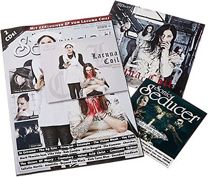 Sonic Seducer 05-2016 limited Edition + exkl. Vinyl von Lacuna Coil (499 Ex.) + 2 CDs, u.a. eine exkl. EP zum Album Delirium von Lacuna Coil, Bands: In Extremo, The 69 Eyes u.v.m.