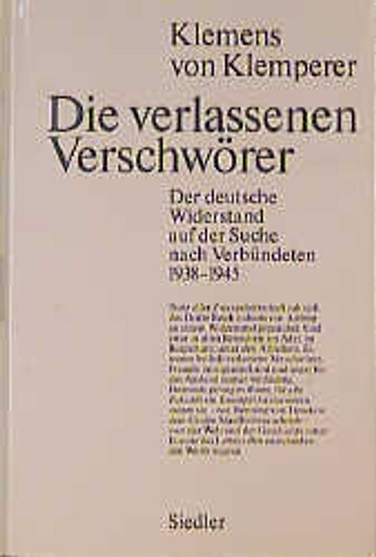 Die verlassenen Verschwörer