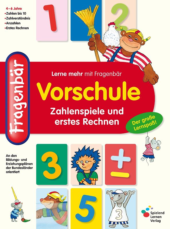 Fragenbär Vorschule. Zahlenspiele und erstes Rechnen