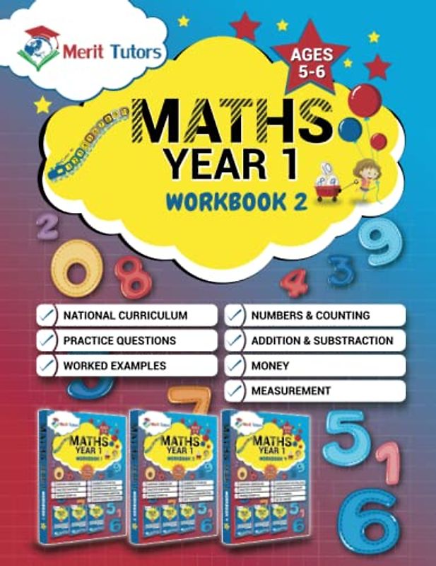 MATHS: Year 1 Workbook 2: Fun and Easy Math Activities for Kindergarteners