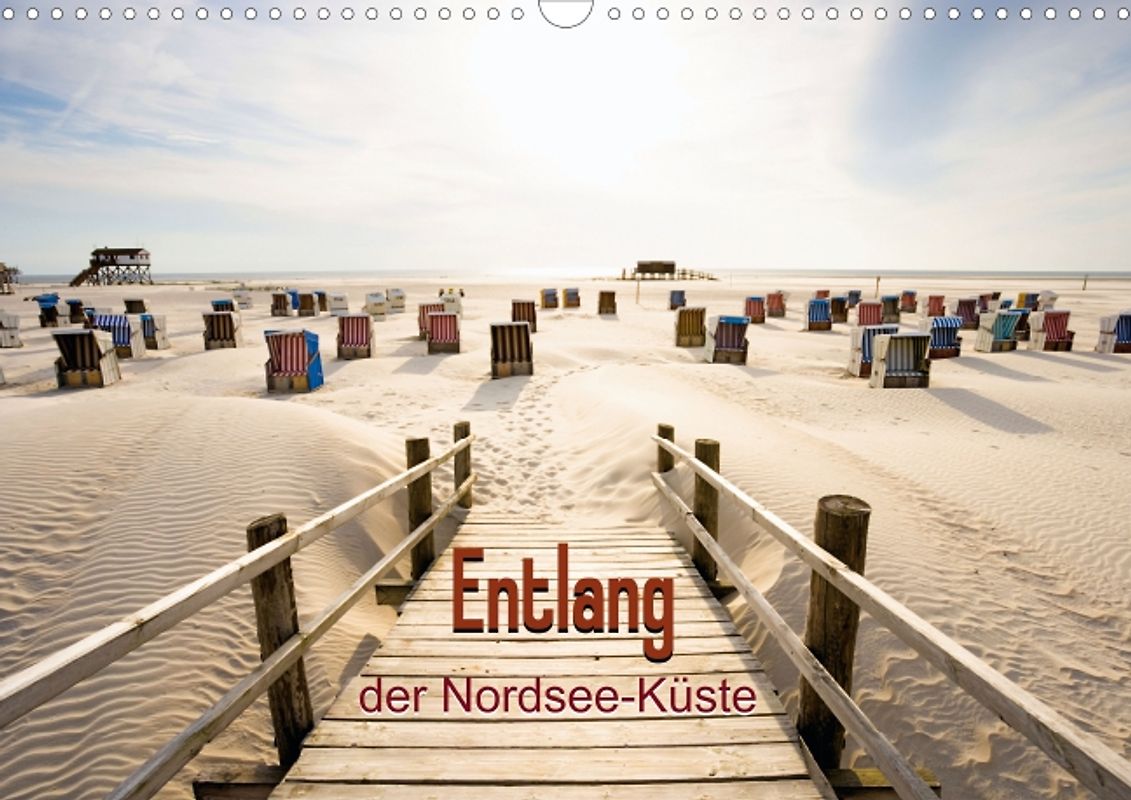 Entlang der Nordsee-Küste (Posterbuch DIN A4 quer)