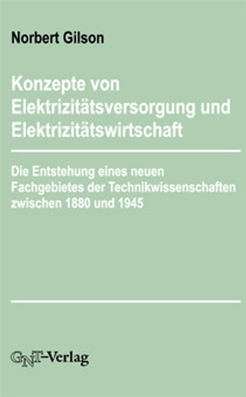 Konzepte von Elektrizitätsversorgung und Elektrizitätswirtschaft