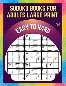 Suduko Books for Adults Large Print Easy to Hard: 200 Puzzles with Solutions