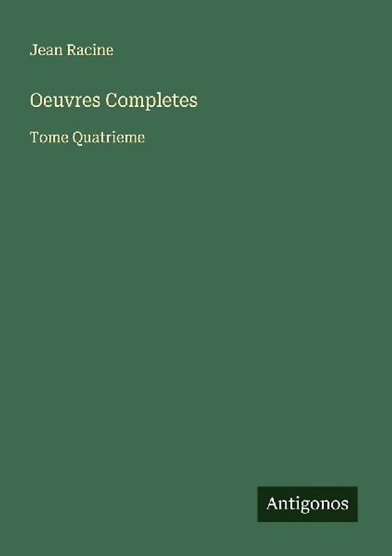 Oeuvres Completes