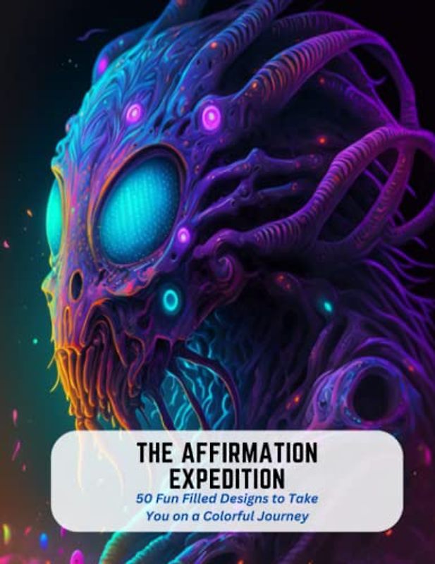 The Affirmation Expedition: 50 Fun Filled Designs to Take You on a Colorful Journey