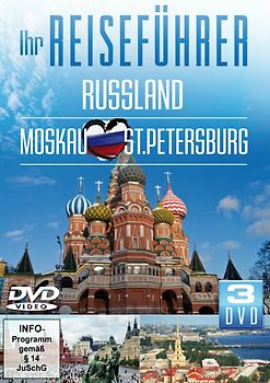 Ihr Reiseführer - Russland - Moskau - St. Petersburg [3DVDs] DVD