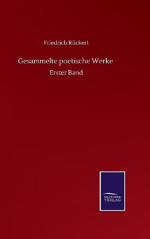 Gesammelte poetische Werke