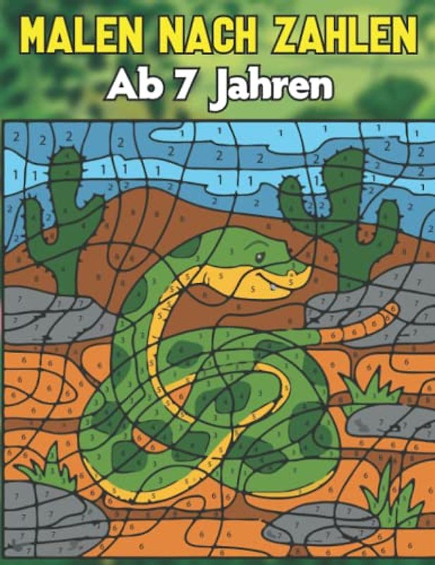 Malen nach Zahlen ab 7 Jahren: Superheld Malen nach Zahlen für Kinder im Alter von 4–8–12 Jahren