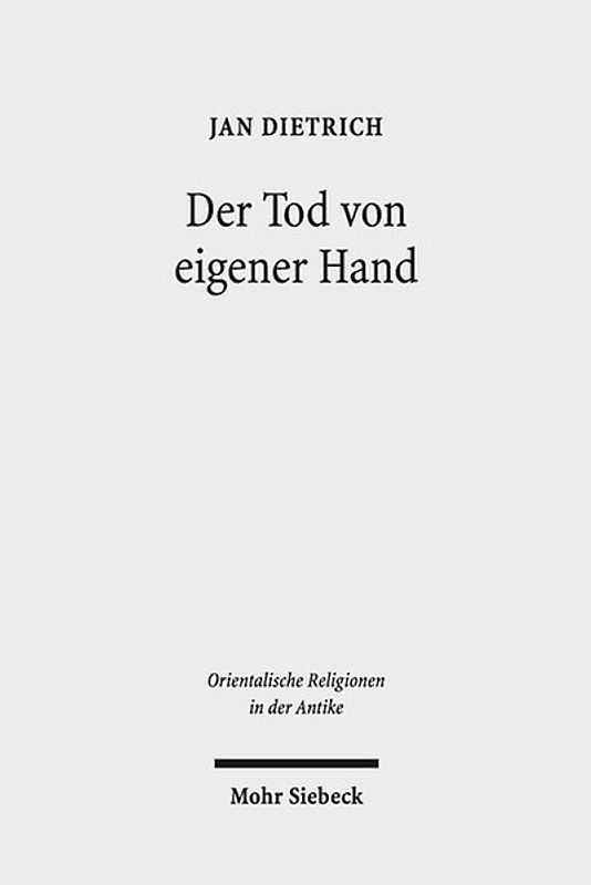 Der Tod von eigener Hand