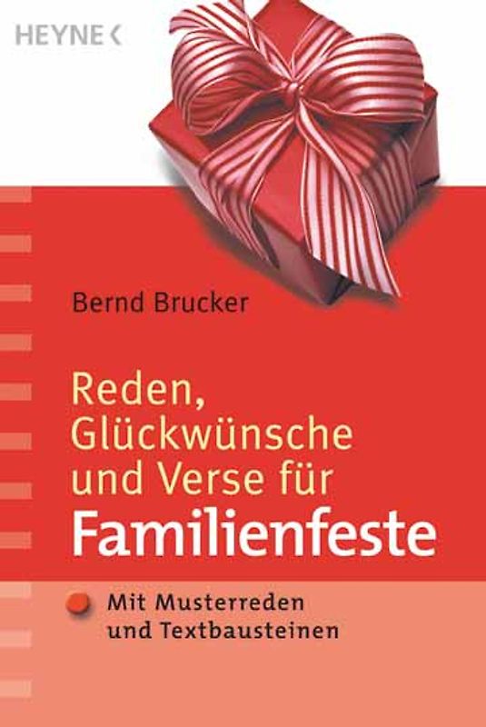 Reden, Glückwünsche und Verse für Familienfeste