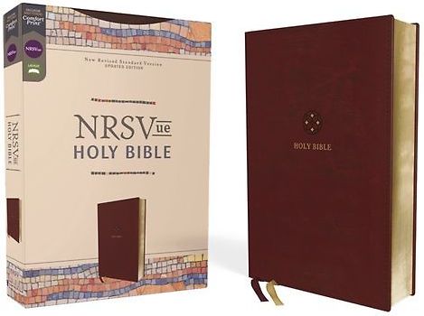 Nrsvue, Holy Bible, Leathersoft, Burgundy, Comfort Print