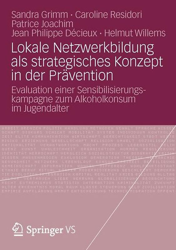 Lokale Netzwerkbildung als strategisches Konzept in der Prävention