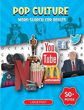 Pop Culture Word Search Book for Adults