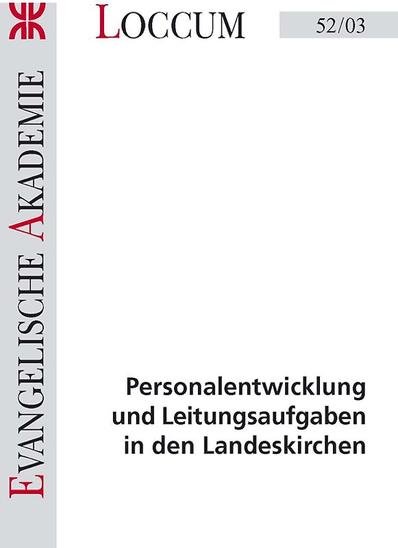 Personalentwicklung und Leitungsaufgaben in den Landeskirchen