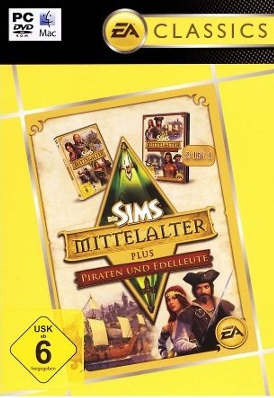 Die Sims: Mittelalter plus Piraten und Edelleute [EA Classics] PC Spiele