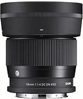 Sigma C 56 mm F1.4 DC DN 55 mm Filtergewinde (Canon EF-M Mount) schwarz