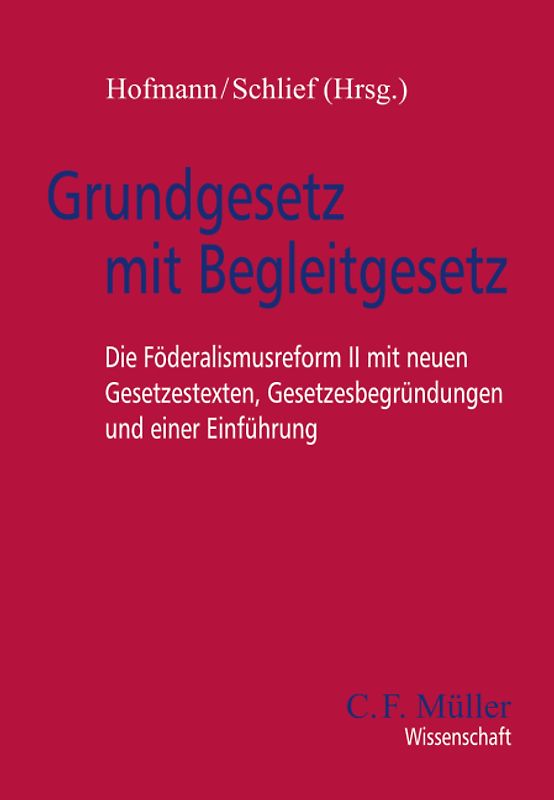 Grundgesetz mit Begleitgesetz