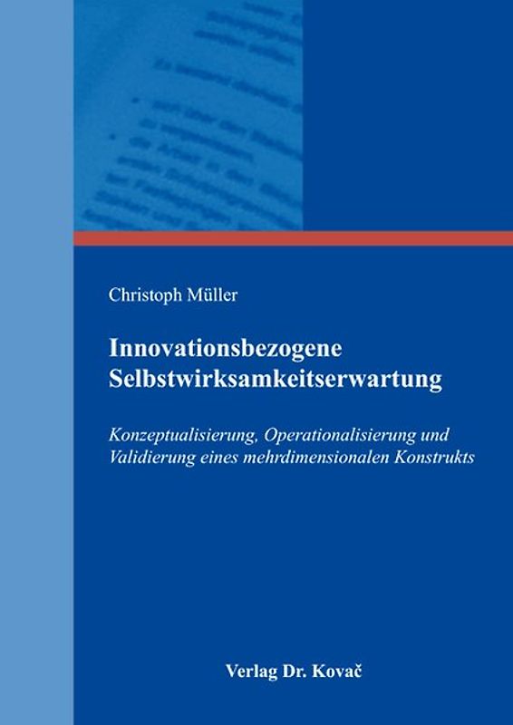 Innovationsbezogene Selbstwirksamkeitserwartung