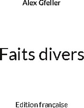 Faits divers