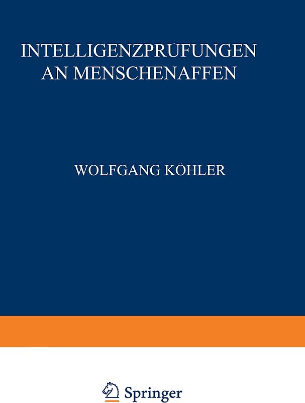 Intelligenzprüfungen an Menschenaffen