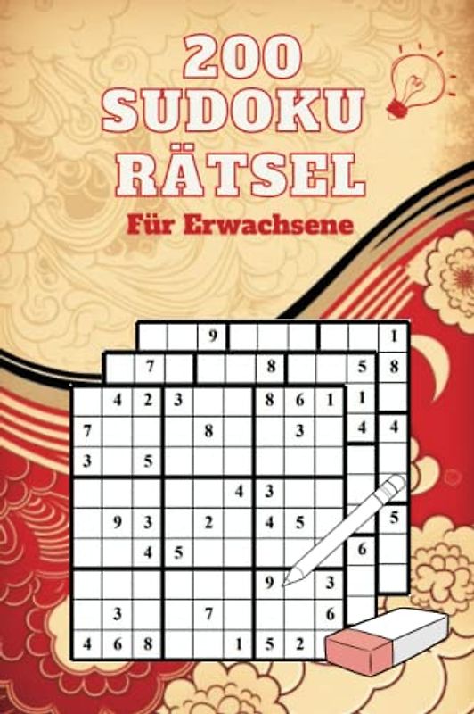 200 Sudoku Rätsel für Erwachsene. Es ist ein perfektes Geschenk für Sudoku-Enthusiasten, die ihr Denkvermögen und ihre Fähigkeiten verbessern möchten