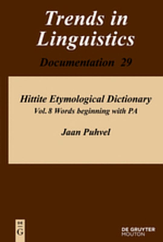 Jaan Puhvel: Hittite Etymological Dictionary / Words beginning with PA