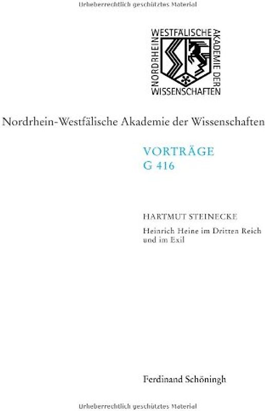 Heinrich Heine im Dritten Reich und im Exil