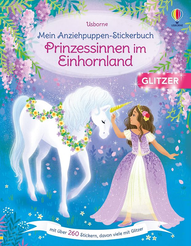 Mein Anziehpuppen-Stickerbuch: Prinzessinnen im Einhornland