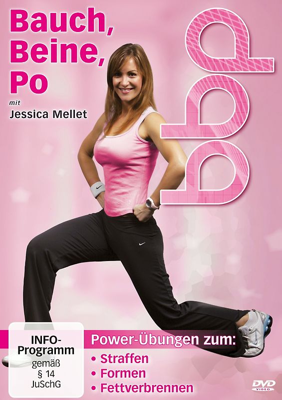 Bauch,Beine,Po mit Jessica Mellet DVD