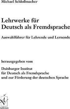 Lehrwerke für Deutsch als Fremdsprache
