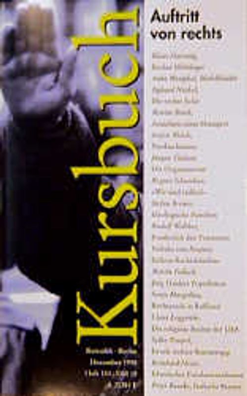 Kursbuch 134: Auftritt von rechts