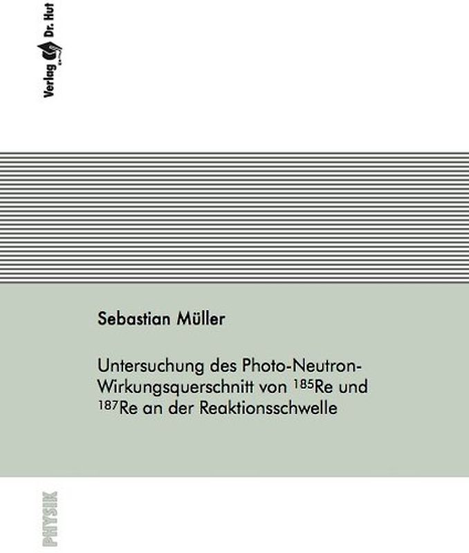 Untersuchung des Photo-Neutron-Wirkungsquerschnitt von 185Re und 187Re an der Reaktionsschwelle
