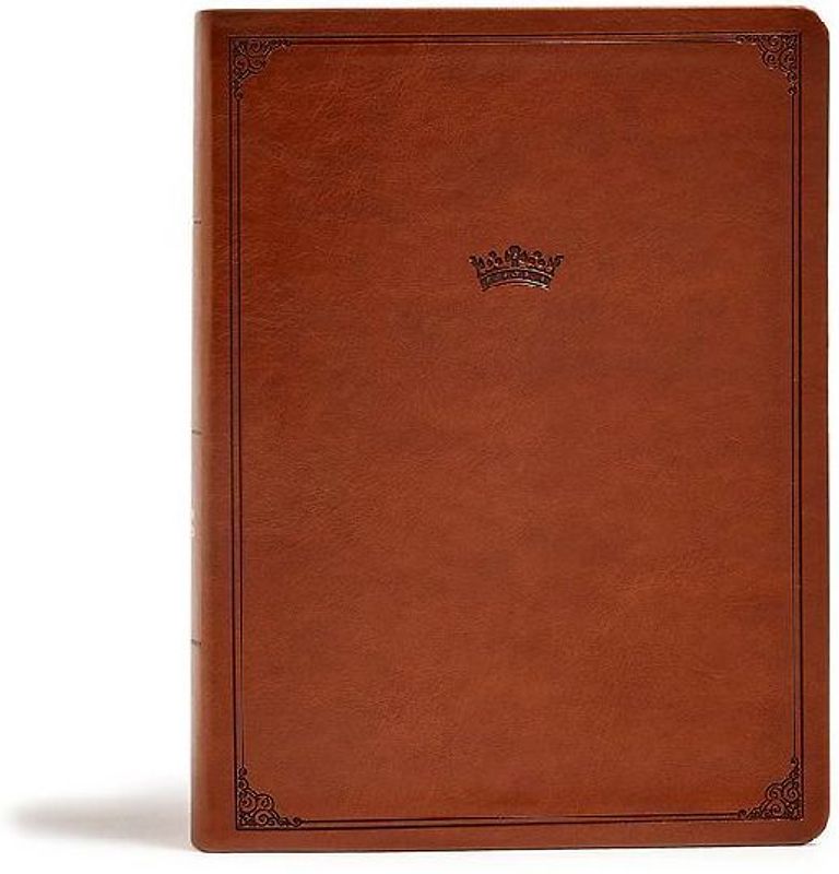 CSB Tony Evans Study Bible, British Tan Leathertouch, Indexed