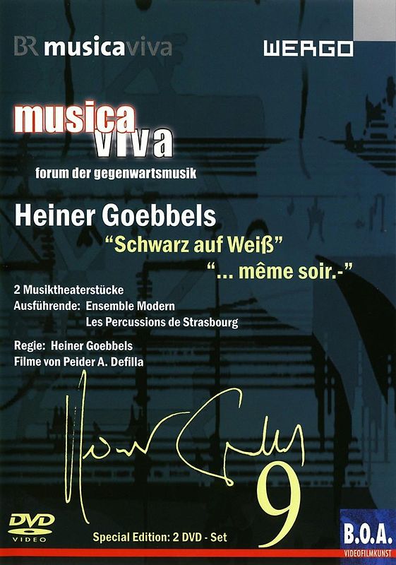 Heiner Goebbels DVD