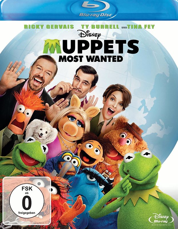 Muppets Most Wanted Blu-ray Disc