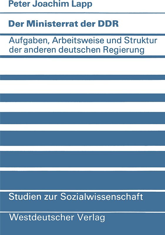 Der Ministerrat der DDR