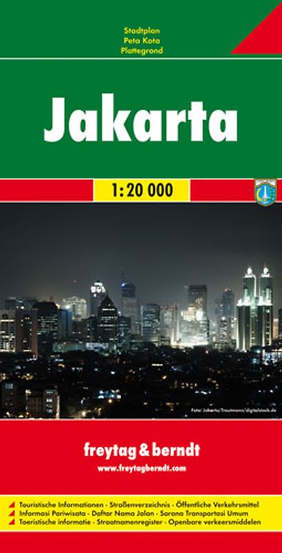 freytag & berndt Stadtplan Jakarta 1:20.000