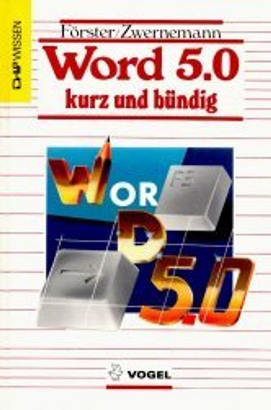 Word 5.0 kurz und bündig