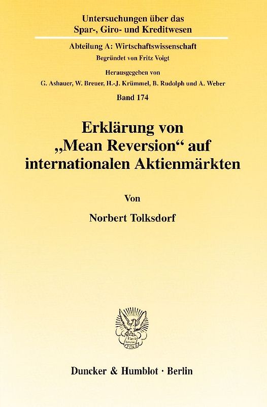 Erklärung von "Mean Reversion" auf internationalen Aktienmärkten.