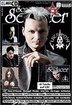 Sonic Seducer 11-2015 mit Lacrimosa-Titelstory + Gatefold-Titel: Dave Gahan & Soulsavers + CD mit exkl. Tracks von Lacrimosa und Diary Of Dreams + 14 weitere Songs, Bands: ASP, Blutengel u.v.m.