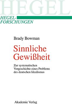 Sinnliche Gewißheit