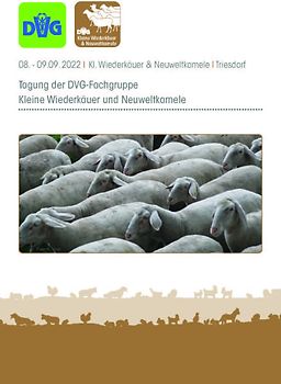 Tagung der DVG-Fachgruppe Kleine Wiederkäuer und Neuweltkamele